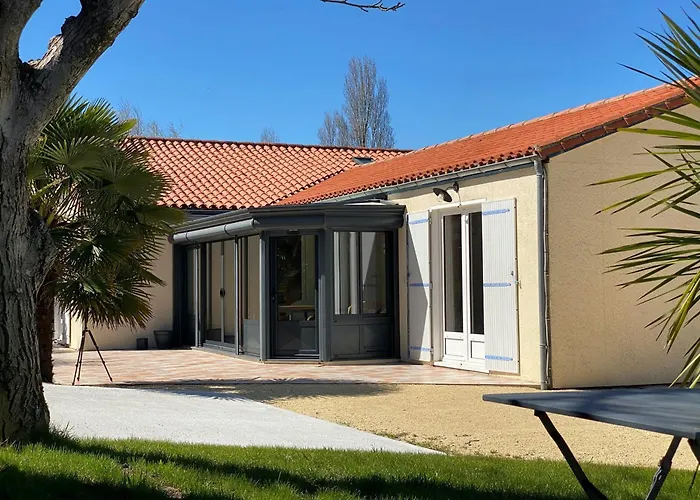 Maison Familiale Avec Piscine Privee A - Fr-1-336-136 * Saint-Vincent-sur-Jard